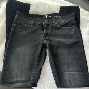 7 for all mankind black jeans